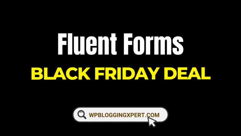 Fluent Forms Black Friday Deal 2025