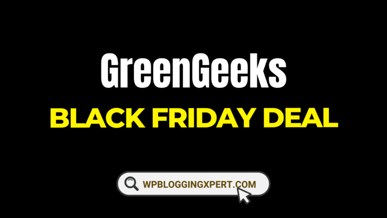 GreenGeeks Black Friday Deal 2025